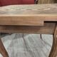table de jeu en noyer