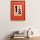 Abstract collage on paper signed eawy