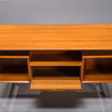 Model 75 Teak Desk by Gunni Omann for Omann Jun Furniture Factory, 1960s