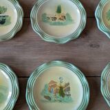 Vallauris dessert plates