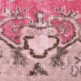5x8 Pink Brown Vintage Area Rug 175x253Cm