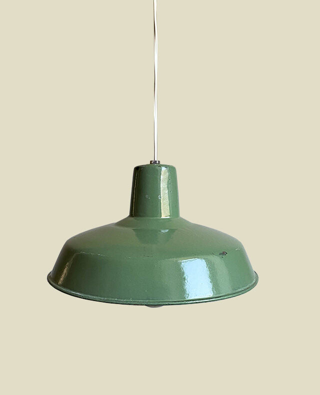 Industrial hanging khaki metal