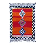 Moroccan berber carpet beni ouarain color 215x150 cm