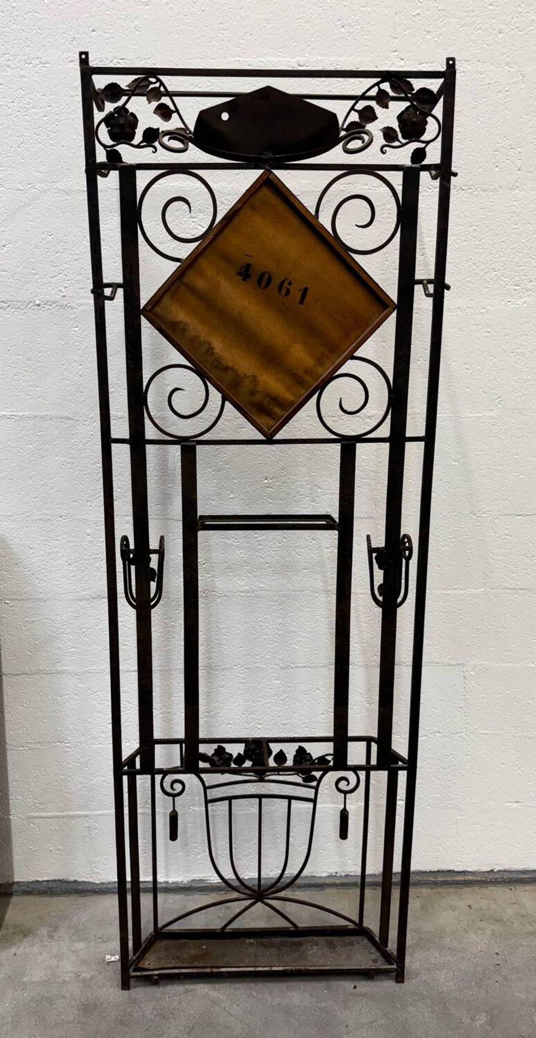 Art Deco coat rack / entrance hall wardrobe