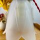 Walking lamp or suspension opaque globe shape of Art Deco flower
