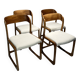 Chaises Bémol ou traîneau Baumann vintage
