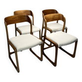 Chaises Bémol ou traîneau Baumann vintage