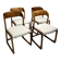 Chaises Bémol ou traîneau Baumann vintage