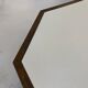 Table basse hexagonale en wengé 1960