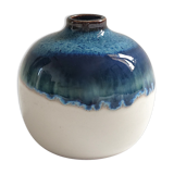 Vase blue cocoon