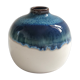 Vase blue cocoon