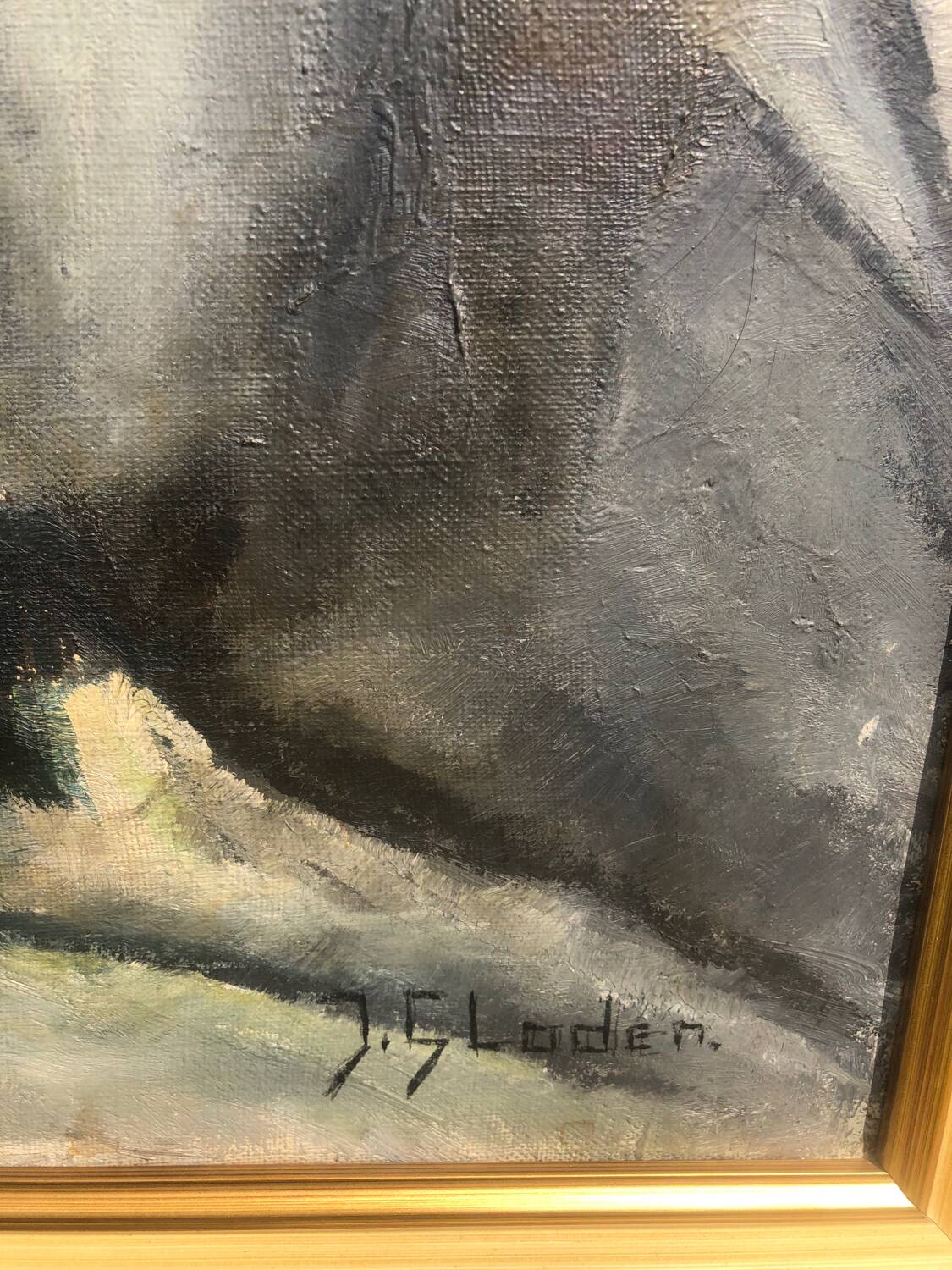 Antique signed painting