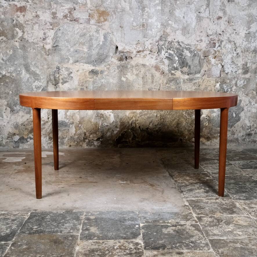 Extendable teak table, Harry Ostergaard for Randers Mobelfabrik, 1960s