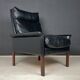 Ensemble de fauteuil lounge et ottoman Mod. 500 attribué à Hans Olsen pour Vatne Møbler, Danemark, années 1960
