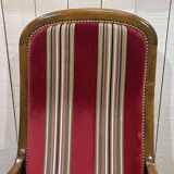 Late 19th century Voltaire armchair in beech