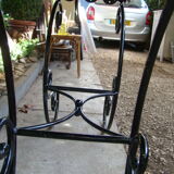 Old wrought iron console