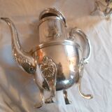 Service a cafe/the 5 pieces met.argente quadripode styl louis xv