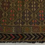 6x7 Turkish Vintage Kilim Rug, 180x207Cm