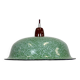 Industrial Factory Green Enamel Ceiling Lamp , 1960s