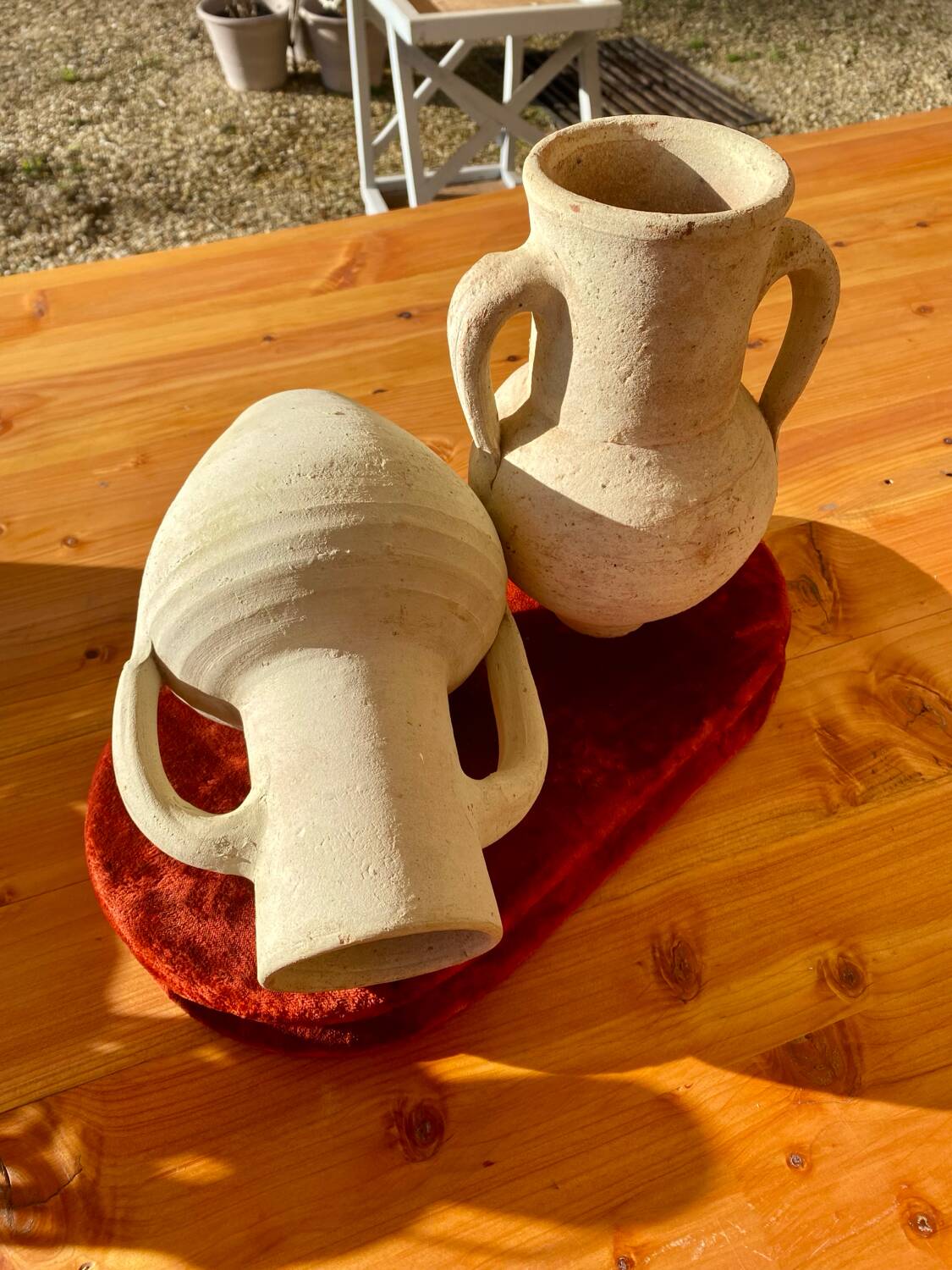 Vintage ceramic amphorae
