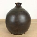 Pair of vases ball Scandinavian style, ceramic