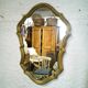 Louis XV style gilded baroque mirror 60x43cm