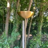 Vintage halogen floor lamp in gold SCE France