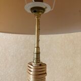 Rattan floor lamp