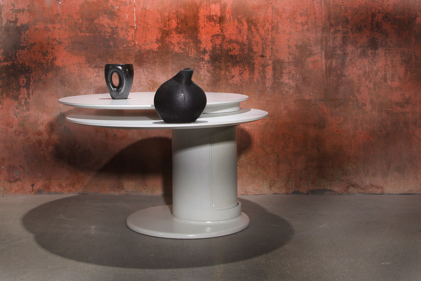 Two Tops Dining Room Table By Erwin Nagel For Rosenthal, 80s