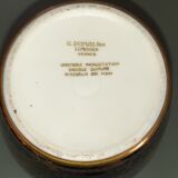 Double hand-gilded vase
