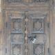 Antique carved wooden window and shutter from Rajasthan