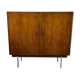 Commode vintage en bois sur pieds en acier