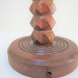 Solid wood lamp foot "diamond tip" years 40-50