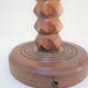Solid wood lamp foot "diamond tip" years 40-50
