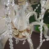 6-light chandelier with tassels