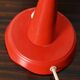 Gemi red Scandinavian table lamp, 1960s