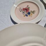 9 assiettes plates en porcelaine villeroy et boch modele 1584 25 cm