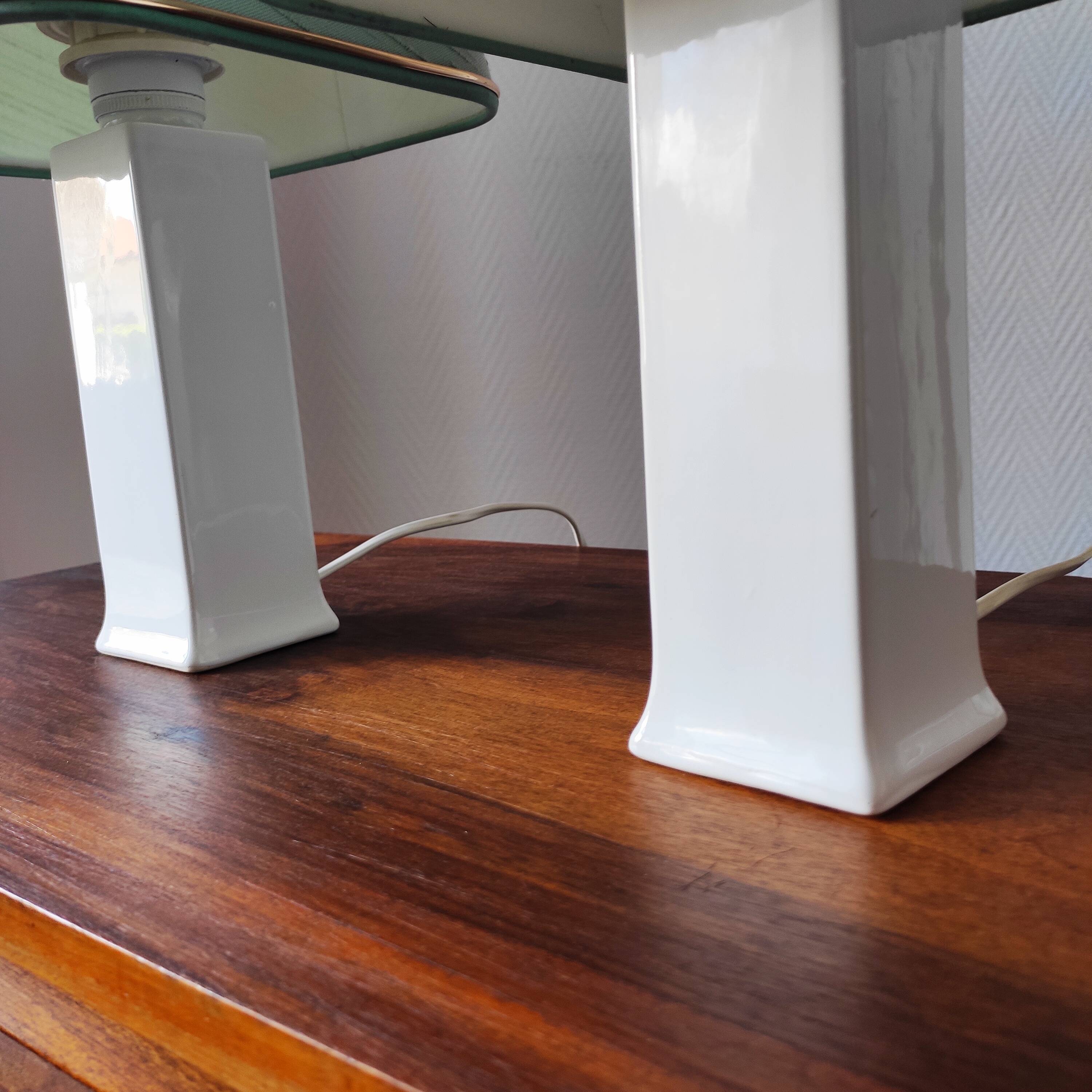 Pair of vintage Danish lamps 1980