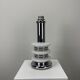 Lampe de table chrome et verre de sapce age par Hustadt Leuchten 1970
