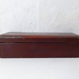 Antique orientalist art nouveau lacquered wooden box