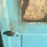 Pine workshop door