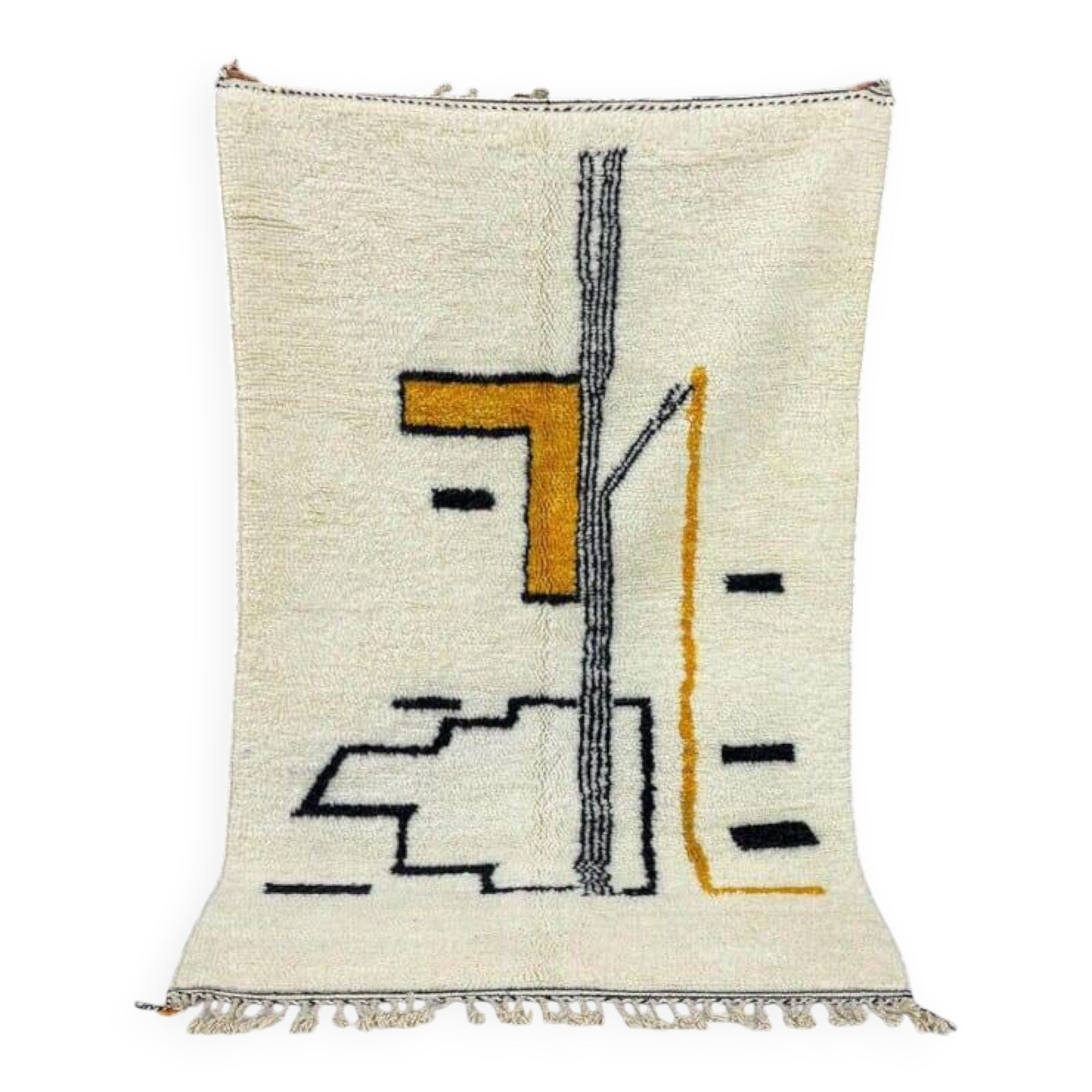 Handmade wool rug size 200 x 300