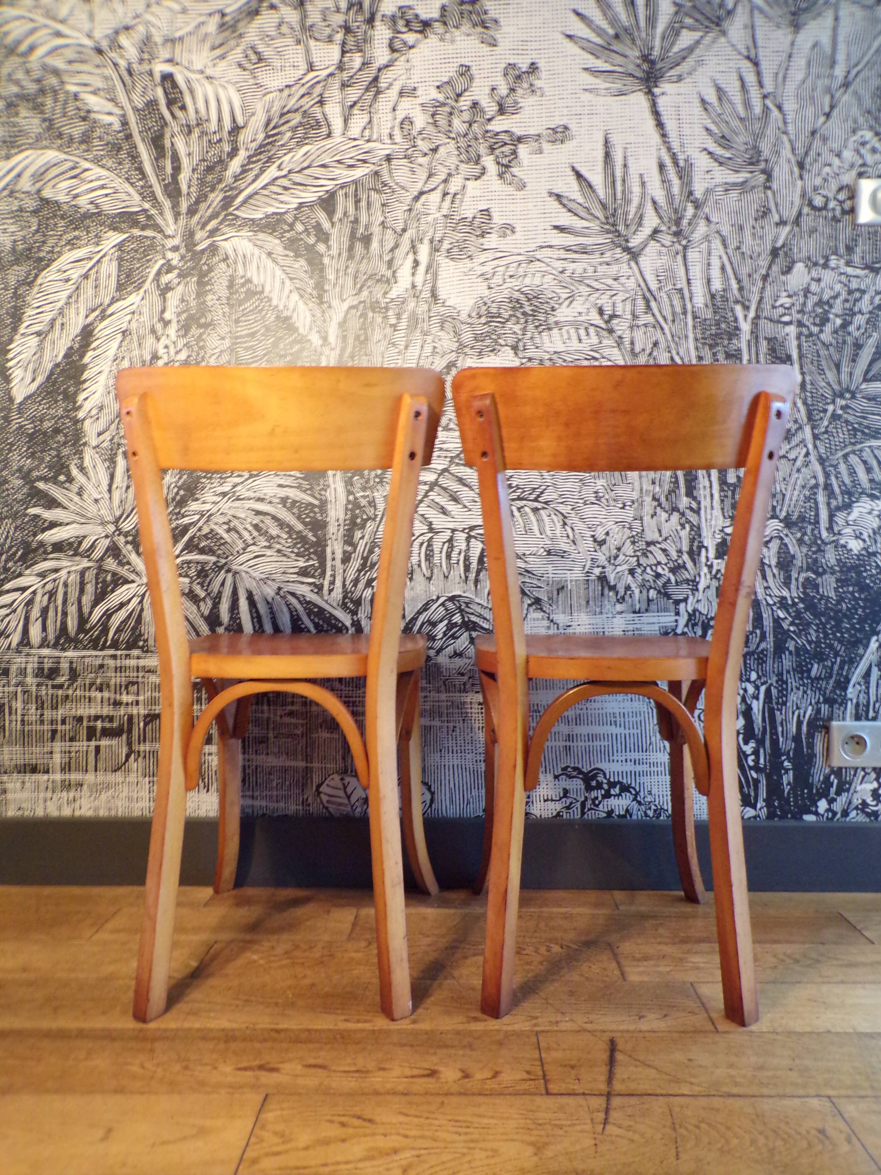 Pair of Luterma bistro chairs