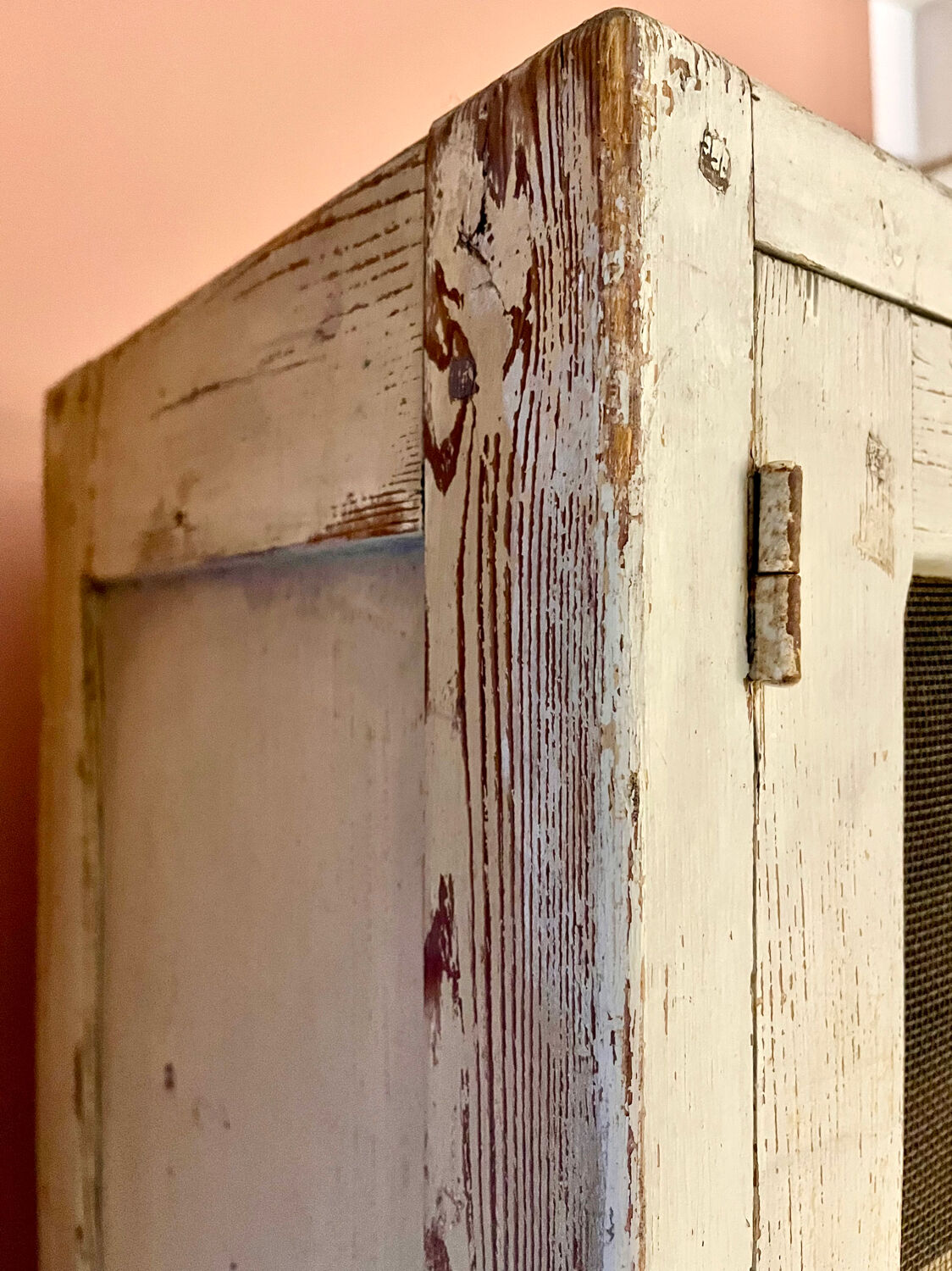Buffet, dresser, pantry in patinated wood