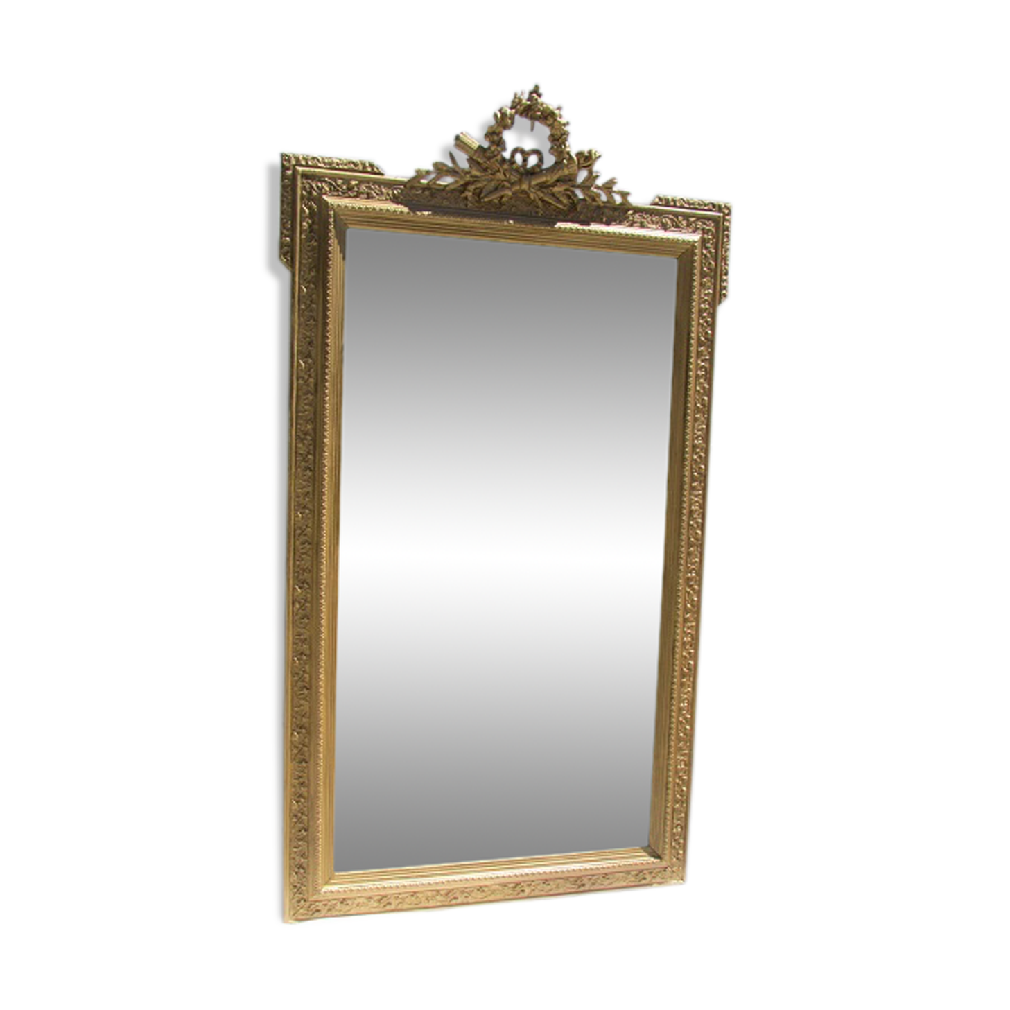 Gilded mirror Louis XVI style 157x89cm
