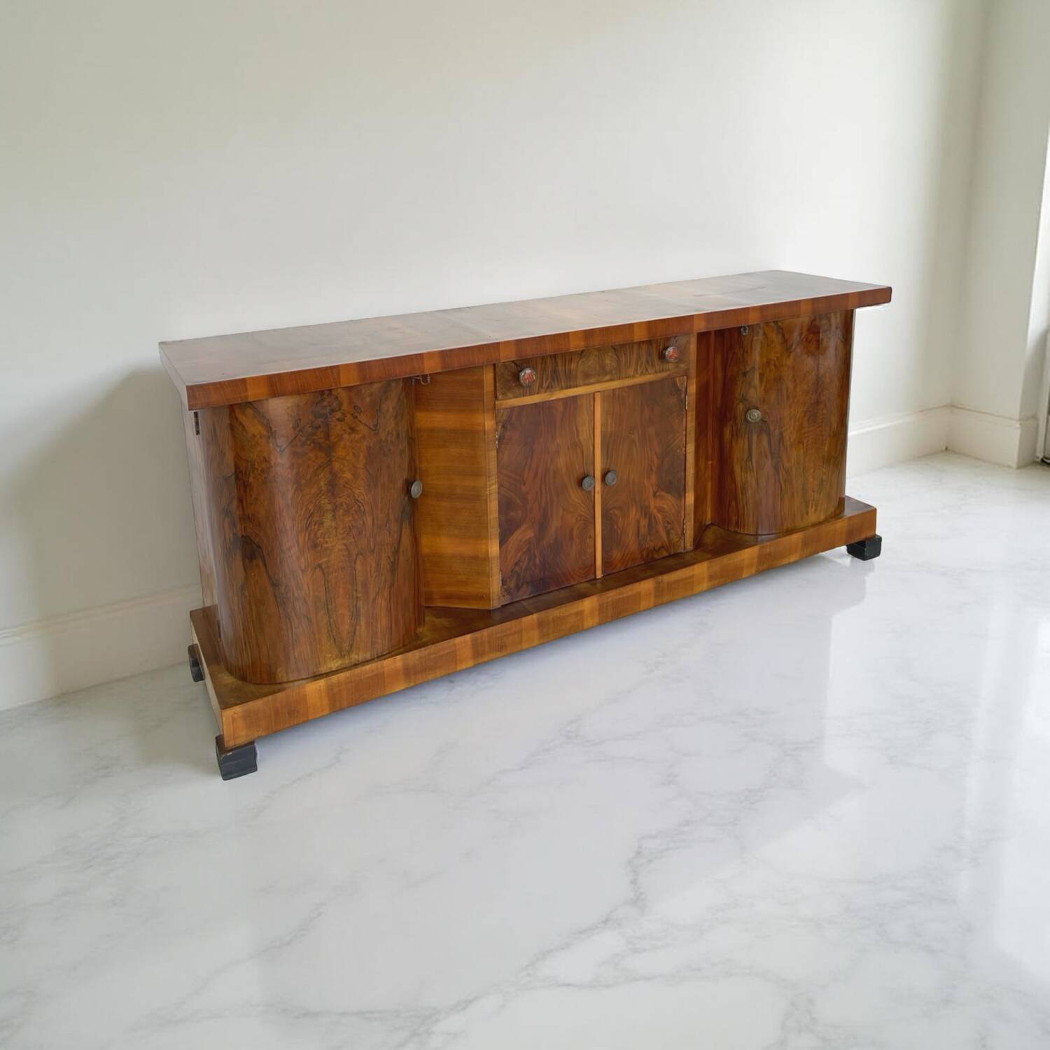 Impressionnant buffet Art déco italien des années 1930/1940