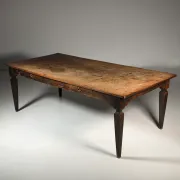 Table de salle à manger de style campagnard 220 cm