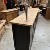 1920 solid oak bar counter