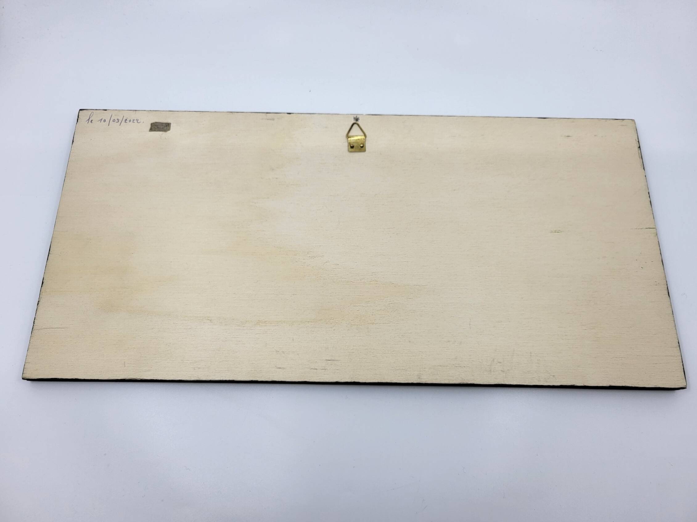 Naive Art painting painting on wood