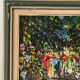 Oil on canvas "Garden in Bloom", signed